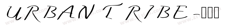URBAN TRIBE字体转换